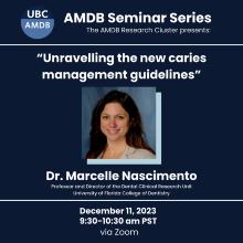 AMDB Seminar with Dr. Marcelle Nascimento Announcement